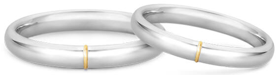 誓約戒指 －純金線結－ 提供純金及純鉑金2種選擇