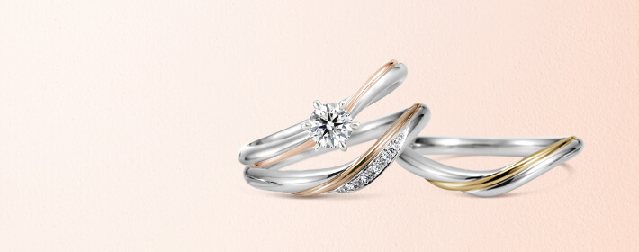 K.UNO Set Ring 結婚套戒